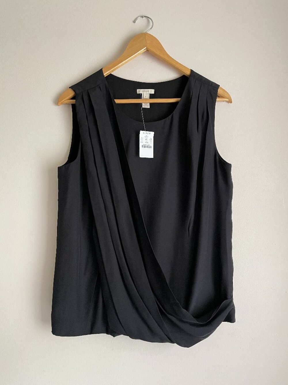 J. CREW Sleeveless Silk Blouse Top NEW